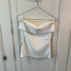 zara tuve top with zippers